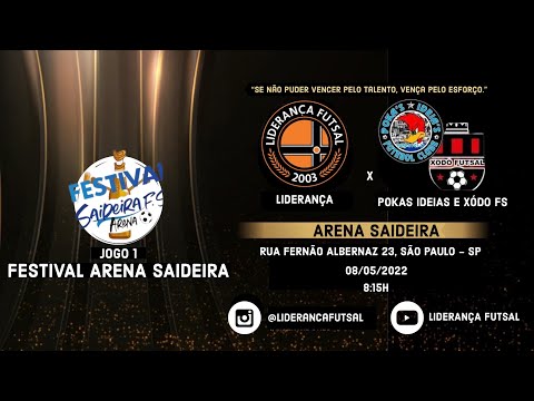 2Q/ FESTIVAL ARENA SAIDERA/ JOGO 1 /MELHORES MOMENTOS - LIDERANÇA FS 5x6 POKAS IDEIAS & XODÓ FS