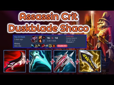 Assassin Crit Shaco Ranked - S13 Dia Flex [League of Legends] Full Gameplay - Infernal Shaco