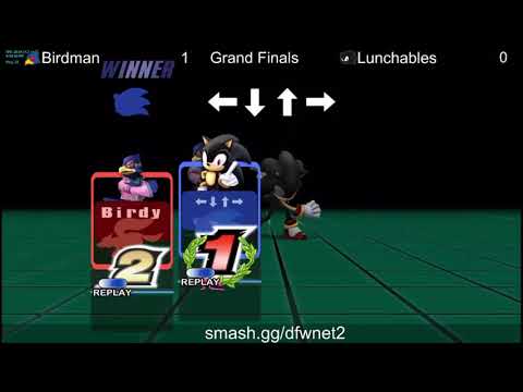 Captain Birdman Falco vs Lunchables Sonic, Roy   DFW Netplay Nights 2 Grand Finals