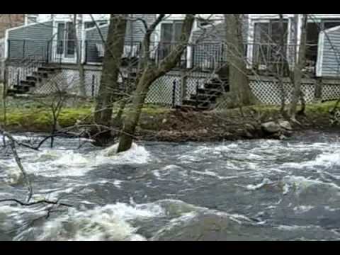 Mother Brook's Centennial Dam in Dedham