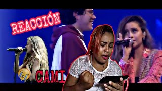Reacciono a Fuerte // Más De La Mitad - Cami (En Vivo) 😍😭