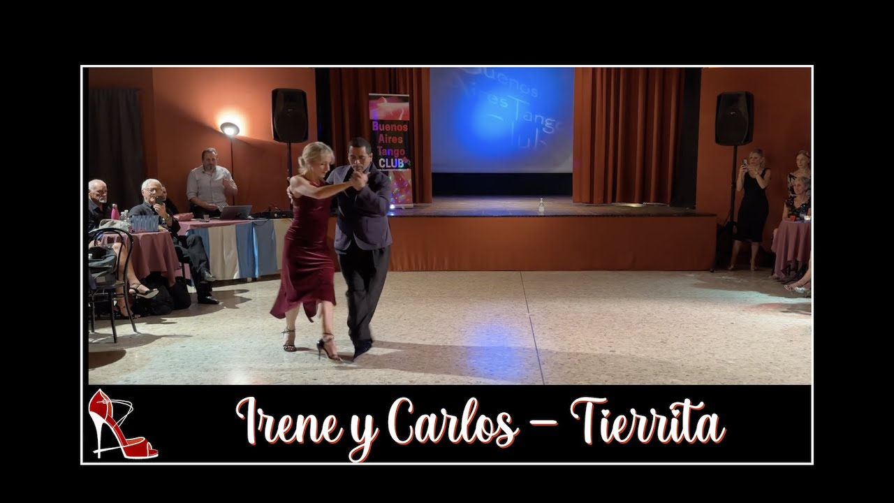 Irene "Trenzas" Natali y Carlos Estigarribia 2/4 - Tierrita (J D'Arienzo) - Buenos Aires Tango Club