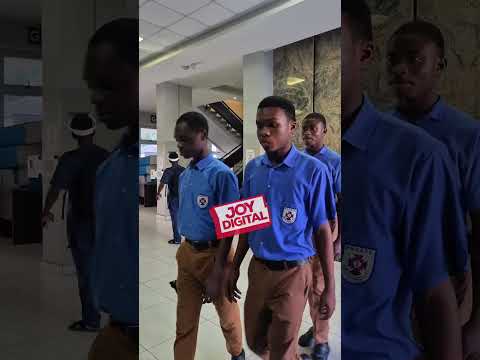 Seven-time champions PRESEC-Legon arrive for NSMQ 2026 launch#NSMQOnJoy #NSMQ26