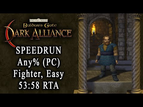 Baldur's Gate: Dark Alliance Speedrun Any% (53:58 RTA) [PC]