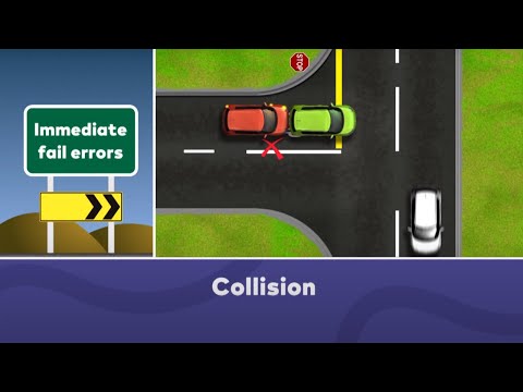 Immediate failure errors in the restricted and full licence tests