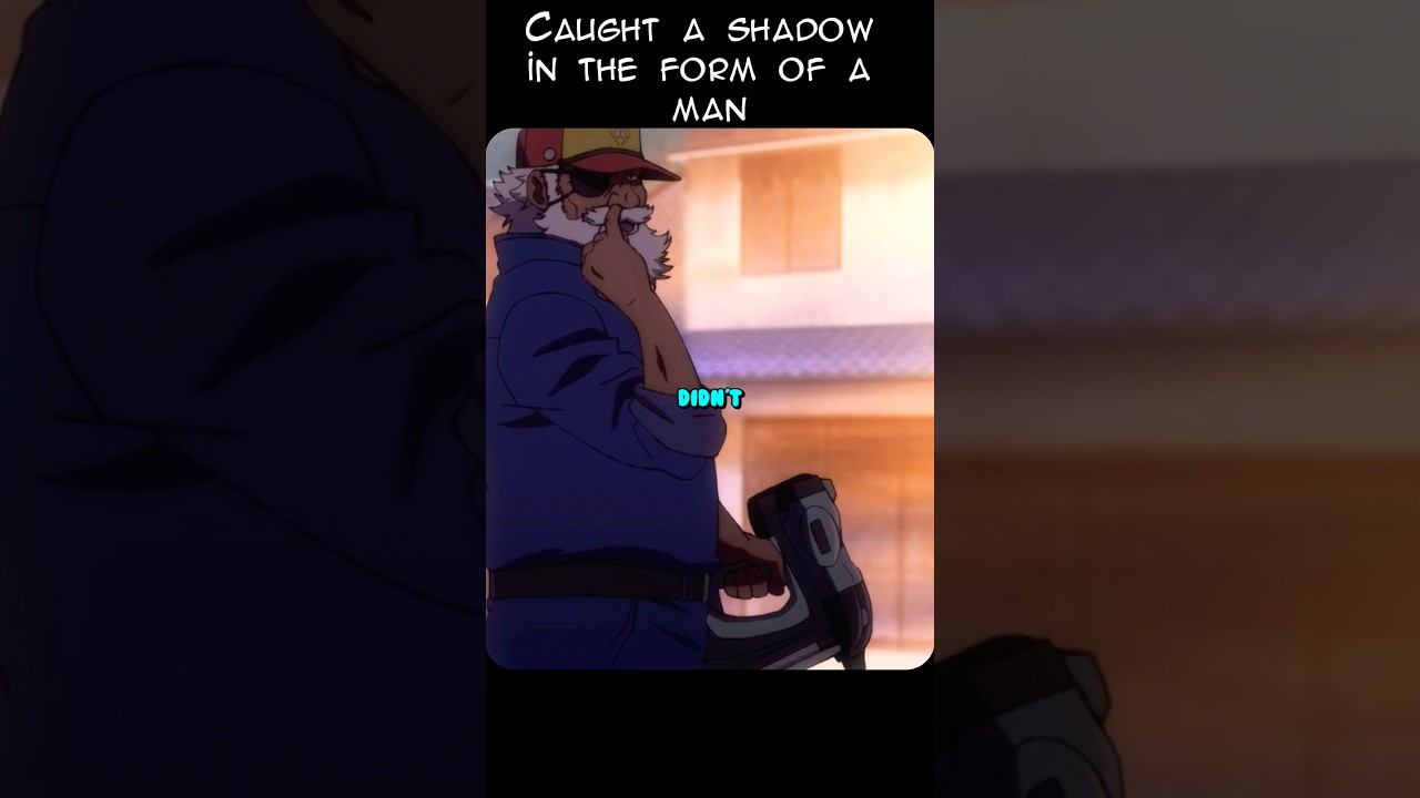 Caught a shadow in the form of a man