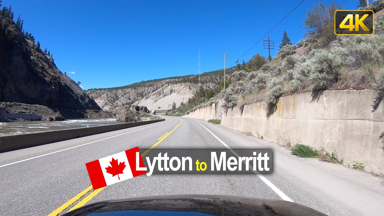 Driving from Lytton to Merritt | British Columbia Canada