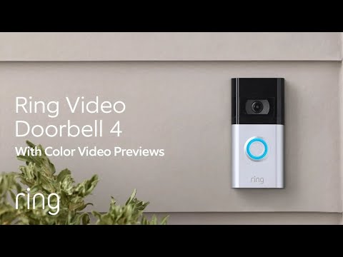 Ring Video Doorbell 4 | Featuring Color Pre-Roll Video Previews & Quick Replies