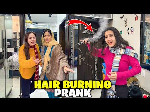 Hair Burning Prank With Fatima 😱| Fan ney Mujay Gift Bheja 😍|Mama Papa Ki Larai Hogai 🤣| Sistrology 