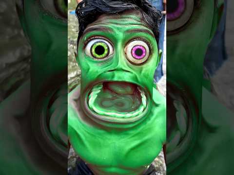 Hulk Boy Scary Transformation With Spider-Man #shorts