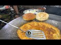 Street Style Masala Egg Omlet Burger Recipe Indian Street Food