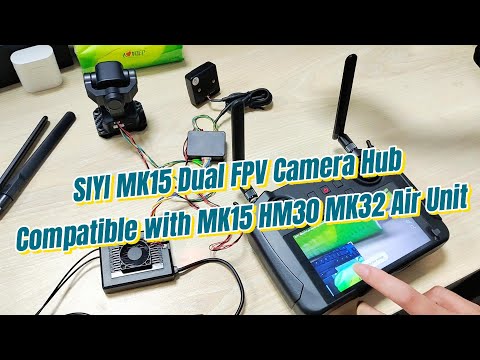 SIYI MK15 HM30 MK32 Dual Air Unit with Long Range Full HD SBUS PWM Ethernet