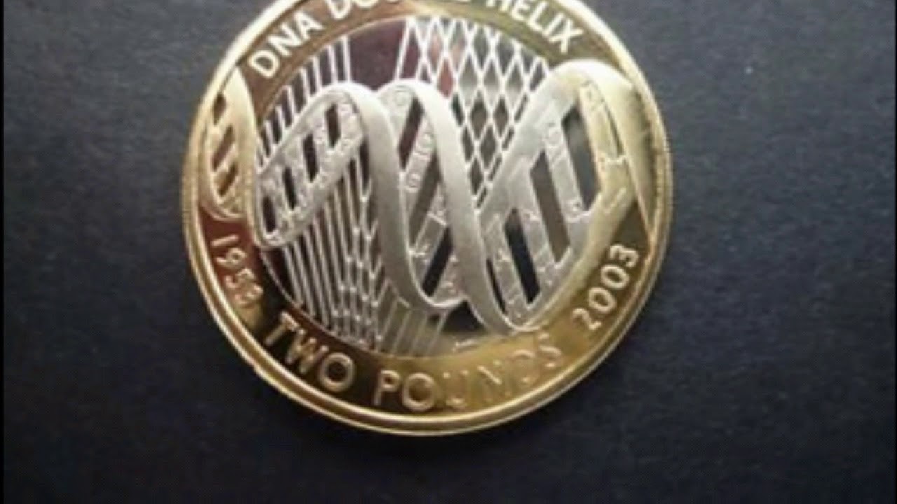 Watch video 2003 Two Pounds Coin DNA Double helix WORTH Now 2003 Two Pounds Coin DNA Double helix WORTH