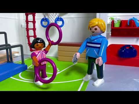 Unboxing Playmobil Turnhalle 9454 | City Life | Familie Wassermann | Auspacken