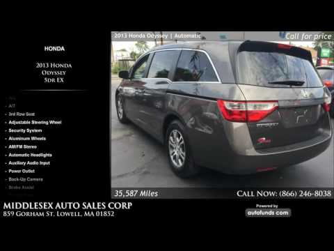 Used 2013 Honda Odyssey | MIDDLESEX AUTO SALES CORP, Lowell, MA - SOLD