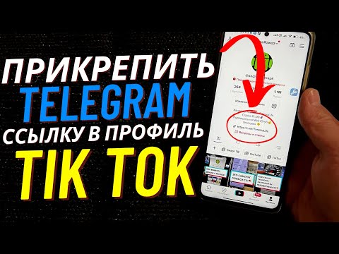Как Вставить сылку на Телеграм в Тик Ток?