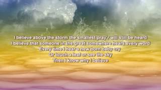 Glen Campbell + I Believe + Lyrics/720p