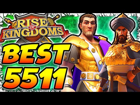 BEST "5511" LEGENDARIES IN RISE OF KINGDOMS! INSANE VALUE! BEST LEGENDARY IN RISE OF KINGDOMS 2020