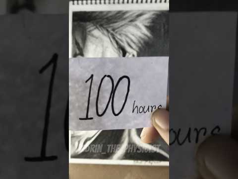 10min vs 1hr vs 100hr Sukuna Drawing|Ryōmen Sukuna Realistic Drawing|Jujutsu Kaisen #shorts #sukuna
