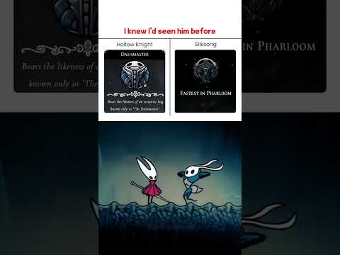 I knew I'd seen him before 😭 Hollow Knight Silksong