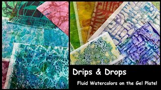 Drips and Drop Fluid Mediums and Gel Plate