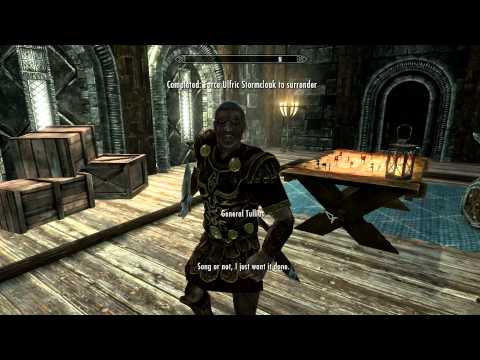 The execution of Ulfric Stormcloak