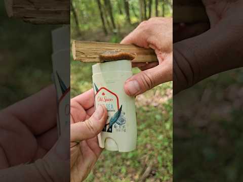 Great addition to your survival pack and good use for empty deodorant tubes 🔥