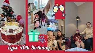 My 40th Birthday Celebration at Aloft Excel London Hotel