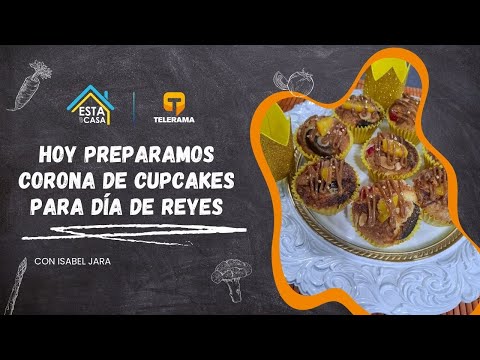 Hoy preparamos Corona de cupcakes para día de reyes