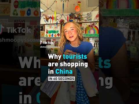 Why tourists are flocking to China for viral shopping hauls