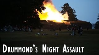 preview picture of video 'War of 1812 - Drummond's Night Assault at Old Fort Erie'