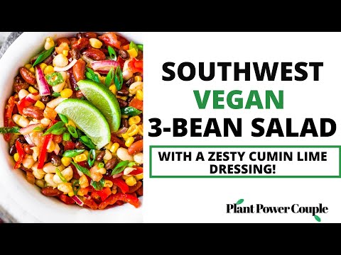 Southwest 3-Bean Salad Recipe | Healthy & Plant-Based BBQ Side