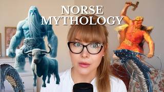 ASMR Norse Mythology 🌙⚔️ | Odin, Thor, Loki & Ragnarok | Soft Spoken Viking History