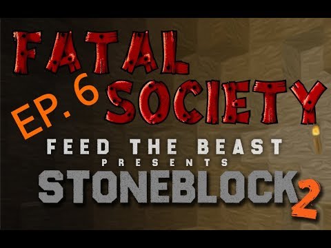 Stoneblock Ep.6: Automatic Mob Farm with Curse Earth, Using Rf Tools to Turn on/off