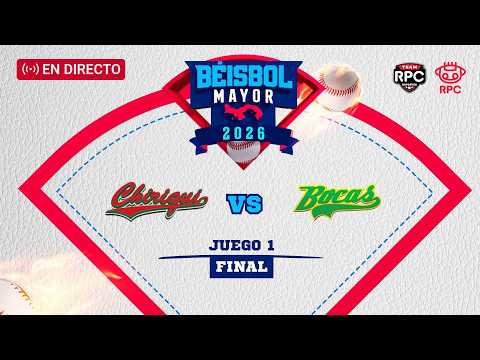 EN VIVO | BÉISBOL MAYOR | Chiriquí vs Bocas del Toro, juego 1 de la final 2026