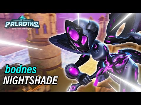 bodnes Willo Pro Competitive l MASTER l NIGHTSHADE l PALADINS GAMEPLAY