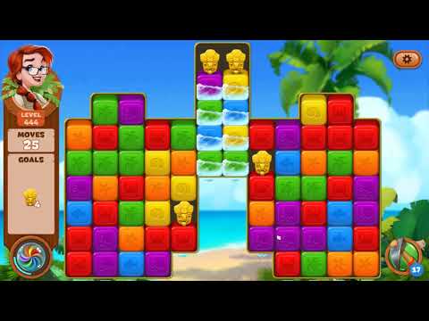 Lost Island: Blast Adventure - Level 444 (No Boosters) HD