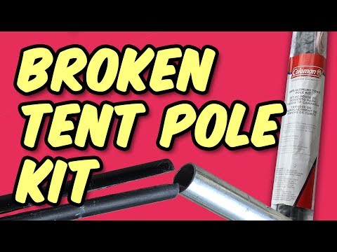 How to Repair a Broken Tent Pole - Coleman Replacement Kit