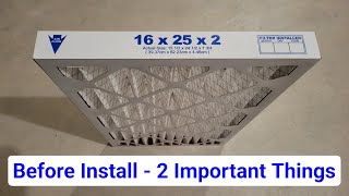Before You Install Your Furnace Filter – 2 Important Things