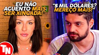 Kéfera não aguenta mais ser xingada, Monark conta que deveria ganhar pelo menos o dobro no Flow
