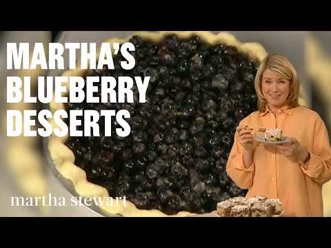 Martha Stewart's Best Blueberry Desserts | Cakes, Pies, and Frozen Treats
