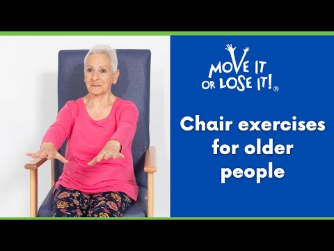 Bed & Chair exercises for older people - chair exercises