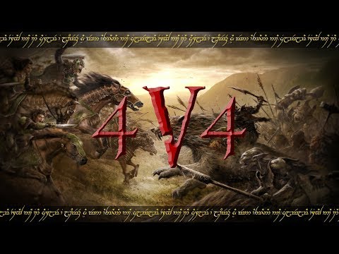 BFME: Edain 4.4.1 | Mega Fix | 4v4 Epic Match!