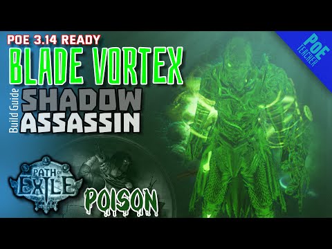 [Path of Exile - PoE]► Poison Blade Vortex Build - Assassin Shadow
