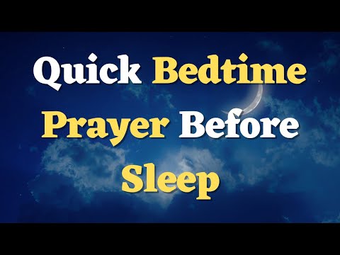 1 Minute Prayer Before Bed | Short Night Prayer