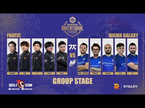 Fnatic vs Nigma Galaxy - GAMERS GALAXY: Invitational Series Dubai 2022 - Group Stage - B01