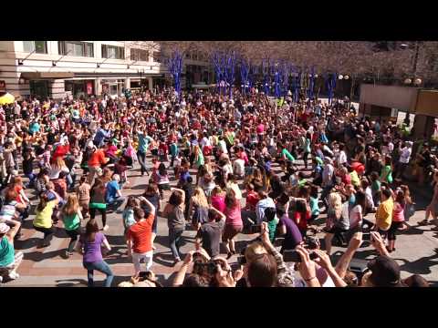 Glee Flash Mob & Marriage Proposal (Seattle - 2012)