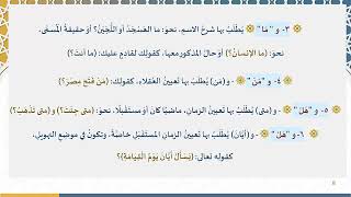 دروس البلاغة (19) (تمارين الاستفهام) image