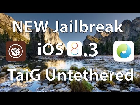 How to Jailbreak iOS 8.3, 8.2, 8.1.3 Untethered!!! TaiG Version 2.0