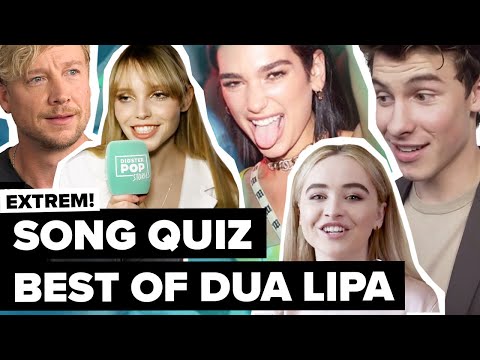 Dua Lipa Song Quiz: Erkennst du mehr Song als Shawn Mendes, Lina, Jonas Brothers & Co? | Digster Pop